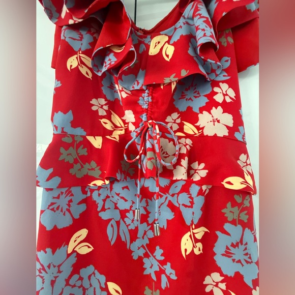 C/MEO Collective Red Floral Dress - Picture 4 of 12